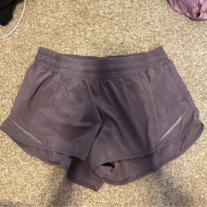 Purple Lululemon shorty Hot shorts